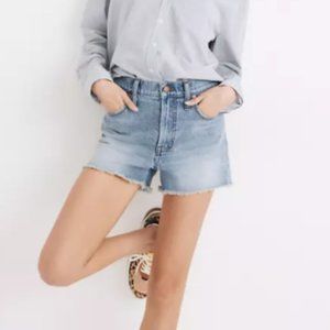 Madewell The Perfect Jean Short in Balsam Wash